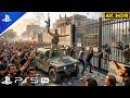 (PS5) U.S Embassy Under Attack by a Violent Mob | Realistic Gameplay [4K 60FPS] Call of Duty
