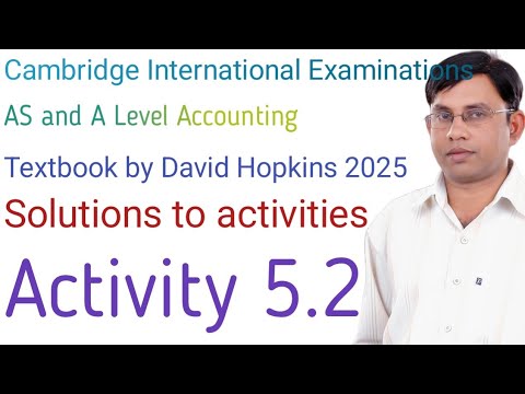 Thumbnail for ACTIVITY 5.2 - Division of the ledger - An example from David Hopkins text book...