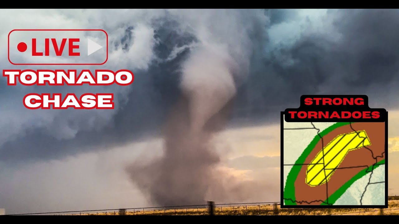 Tornado BUST in Texas: LIVE As It Happened - YouTube