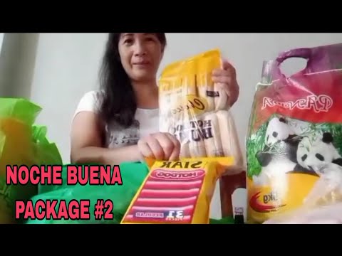Pamaskong handog ng Bornebol team NOCHE BUENA PACKAGE #2