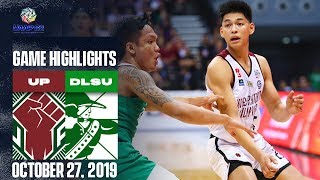 UP vs. DLSU - October 27, 2019 | Game Highlights | UAAP 82 MB