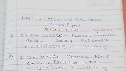 Munger University Part 1 and Part 2 Exam Date , Exam  Routine and Exam Centre