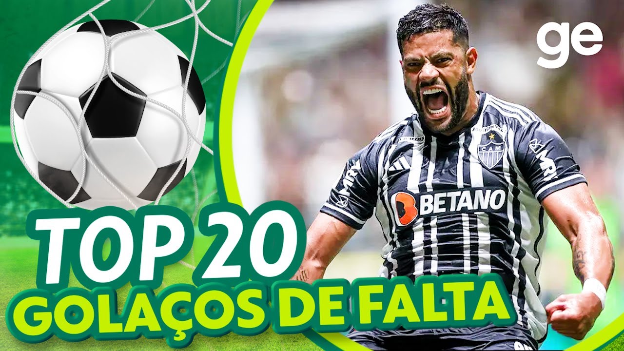 TOP 20 GOLAOS DE FALTA DO BRASILEIRO 2023 LISTAS  geglobo