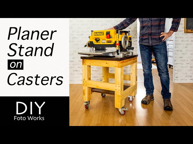DIY Rolling Tool Cart / Rolling Planer Stand — 731 Woodworks
