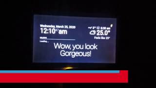 Magic Mirror and Google Assistant with Raspberry pi