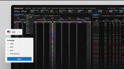 Quotestream Web - Market Depth Level 2 and Time & Sales in the US Market
