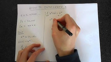 How to Integrate e