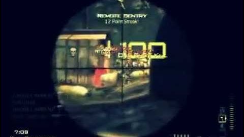 MW3 7 man sniper multi kill