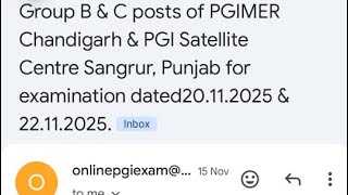 RESULT OF PGIMER CHANDIGARH 