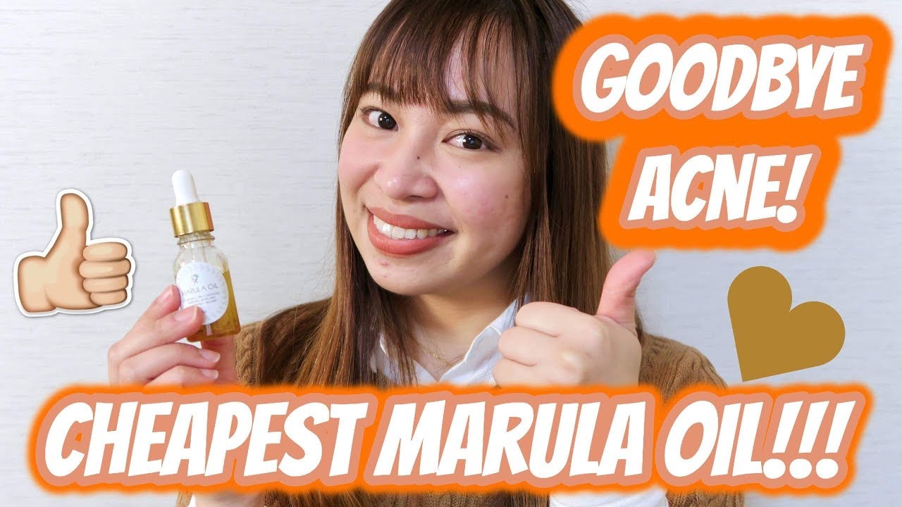 CHEAPEST MARULA OIL IT CURED MY ACNE?! YouTube