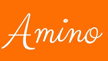 Learn how to Sign the Name Amino Stylishly in Cursive Writing