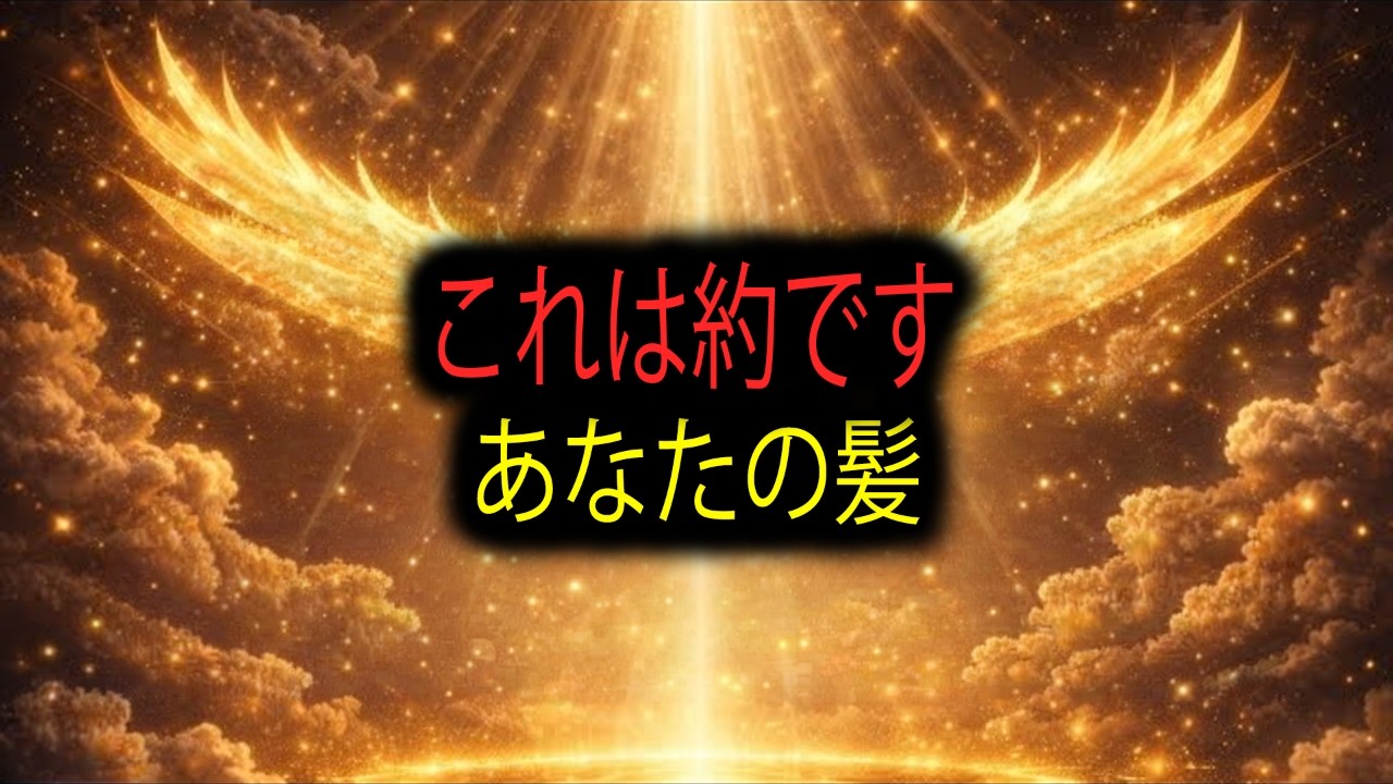 🛑 選ばれた者たち：これはあなたの「髪」についてです。あなたの髪が変化しています…