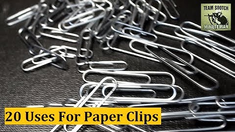 20 Paper Clip Hacks for Survival & Everyday Uses
