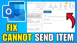 How To Fix Outlook Error Cannot Send This Item (Updated) (2026)