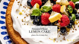 Almond Flour Lemon Cake Recipe (Gluten Free & Paleo Option) Perfect Almond Flour Lemon Cake