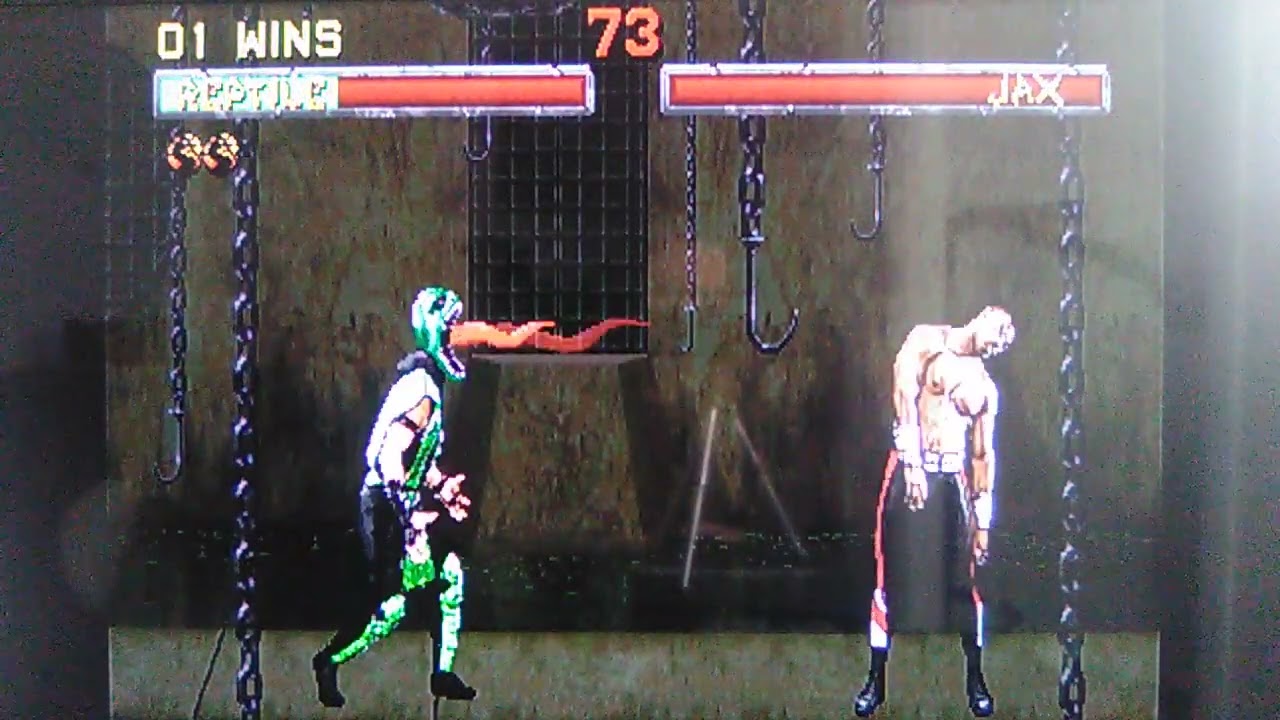 AV Mortal Kombat 2 Reptile Fatality (Head Chomp)