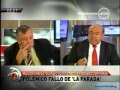 Juez Malzón Urbina debate con Gustavo Guerra García y Edgardo del Pomar por el Caso La Parada