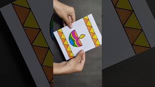 DIWALI CARD | Happy Diwali Card Making #diwali #cardmaking #easytomake #ytshorts #trending #viral
