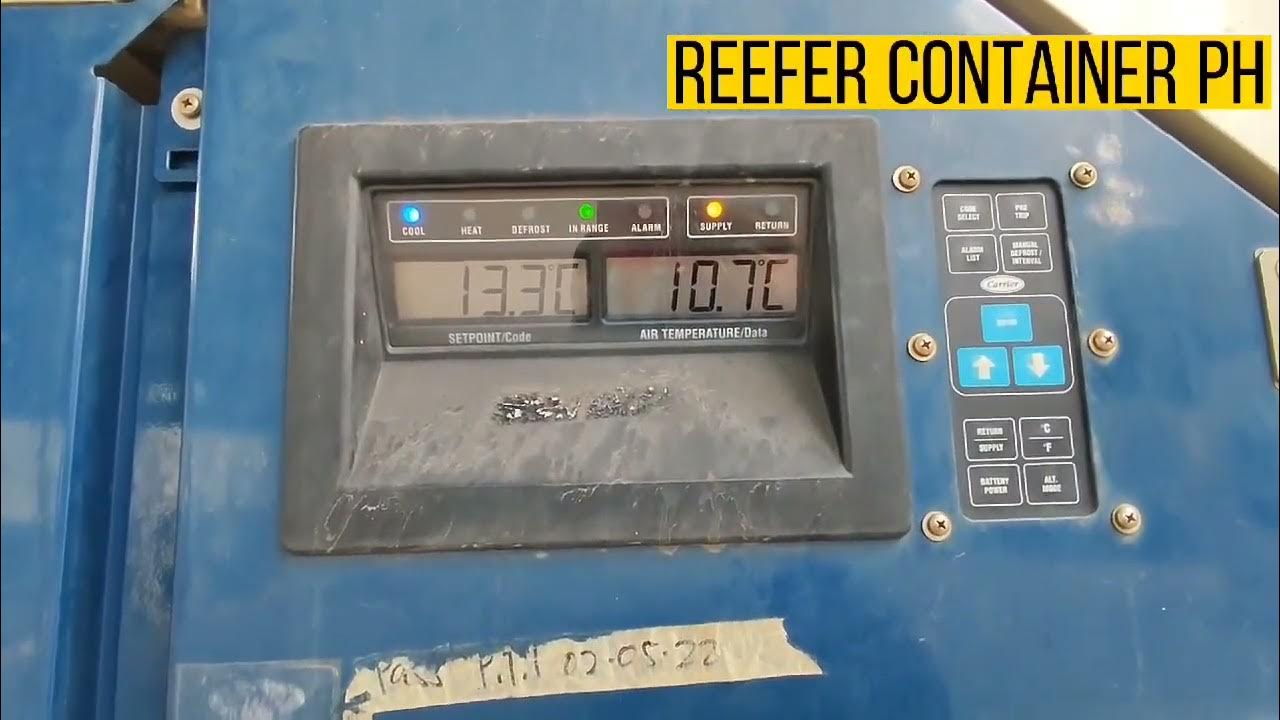 TEMPERATURE DROPS BELOW SETPOINT CARRIER PRIMELINE REEFER CONTAINER YouTube