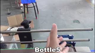 Full Auto Vertical Labeling Machine For Round Bottle , Medical ，Cosmetic ，Glue