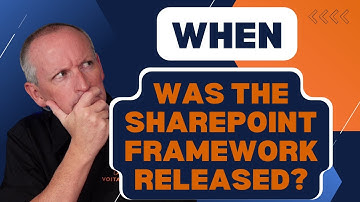 The SharePoint Framework (SPFx): A History of Major Releases & Updates