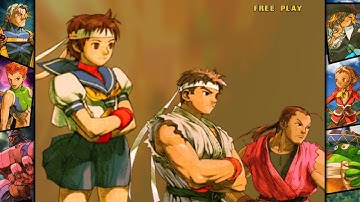 Marvel vs. Capcom 2 - Ryu, Sakura, and Dan (PS4)