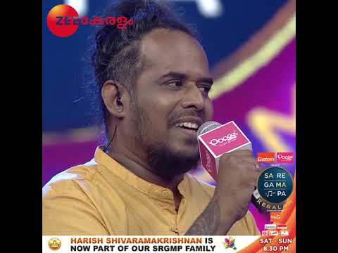 Sa Re Ga Ma Pa Keralam  Harish Sivaramakrishnan  Saturday Sunday  830PM  Zee Keralam