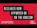 Research Row Breakout Session: Approved or on the Horizon -- PPMD 2023 Annual Conference
