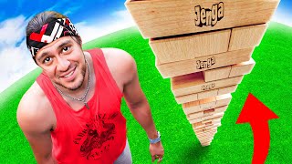 The Boys GIANT JENGA!!!