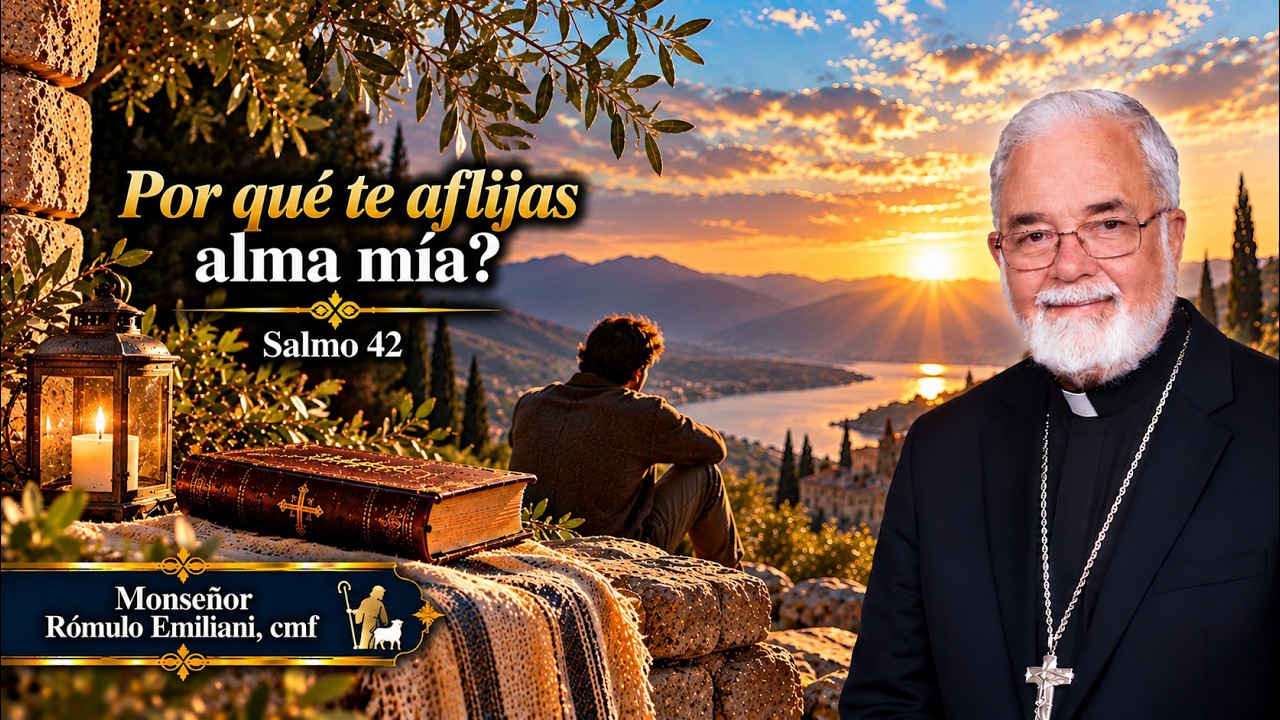 Por qué te aflijes alma mía.  Salmo 42