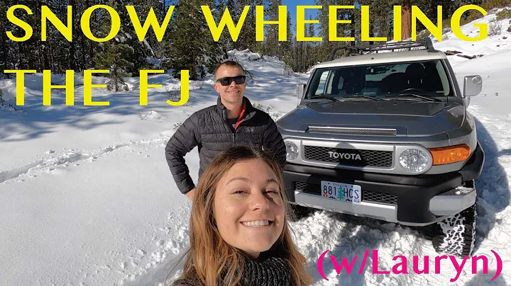 Snow Wheeling the FJ for the 1st Time