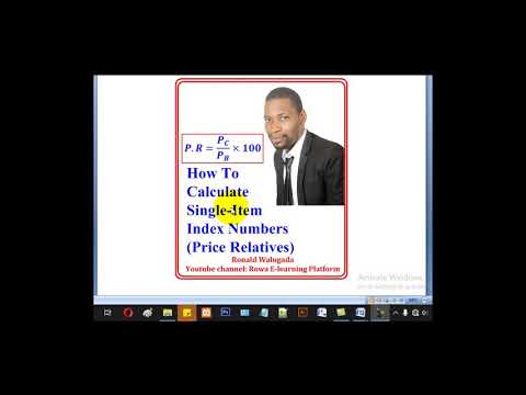 1-How To Calculate Single-Item Index Numbers (Price Relatives)