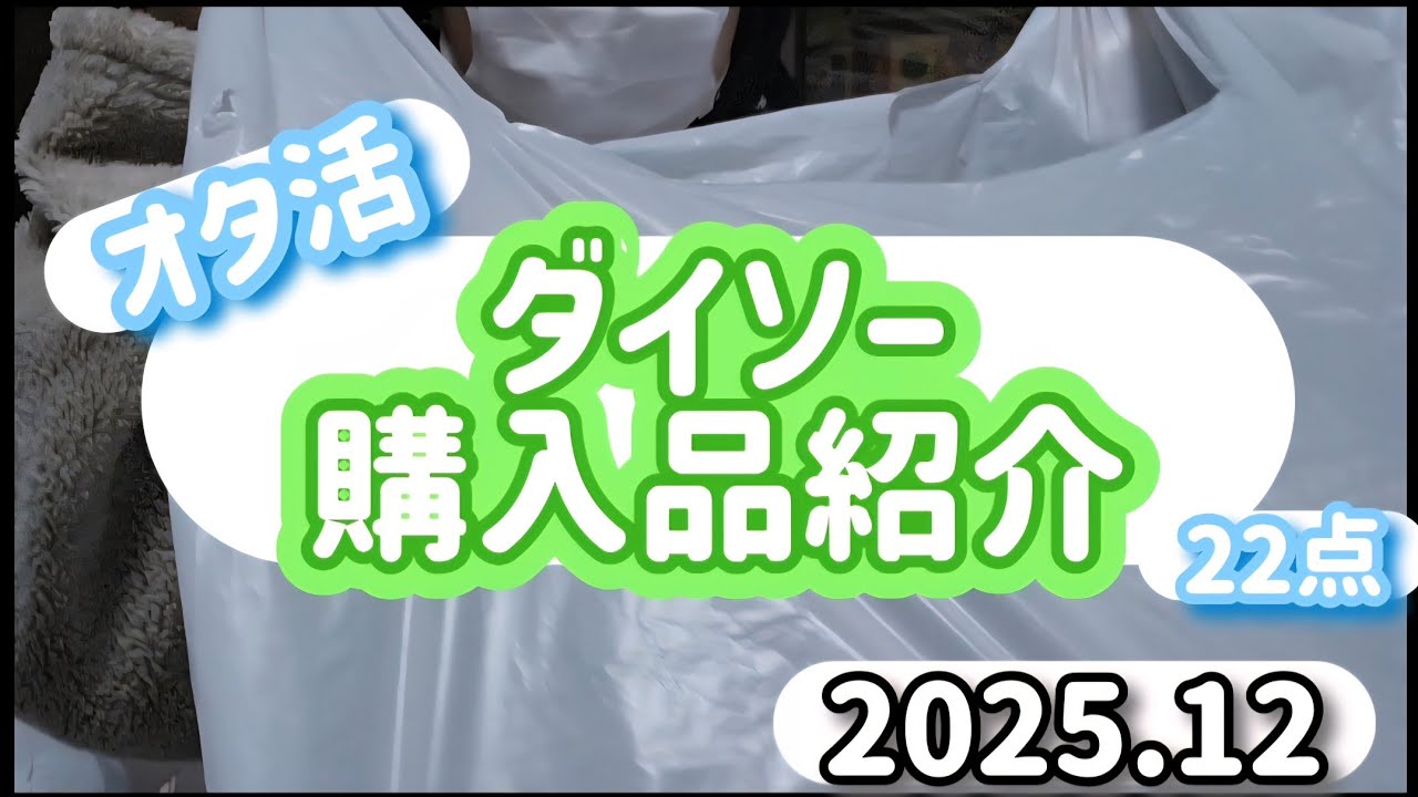 ダイソー購入品紹介❗2025.12