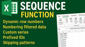 How to use SEQUENCE formula in Excel | Create Custom Number Series | Excel SEQUENCE Function