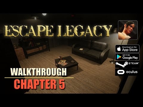 Escape Legacy Chapter 5 Walkthrough Ancient Scrolls Level 5 iOS/Android/PC/Oculus/Cardboard 3D VR HD