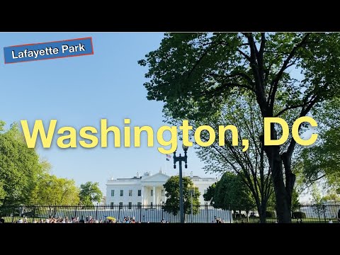 Video: Co vidět v parku Lafayette ve Washingtonu, D.C