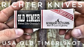 Richter Knives Episode #50 USA OLD TIMER 94OT NOS (THIS WAS MY 1ST KNIFE)