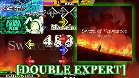【DDR A20 PLUS】 Sword of Vengeance  [DOUBLE EXPERT] 譜面確認＋クラップ