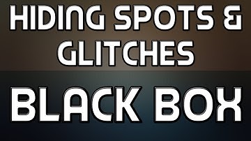 MW3: Hiding Spots + Glitches on Black Box