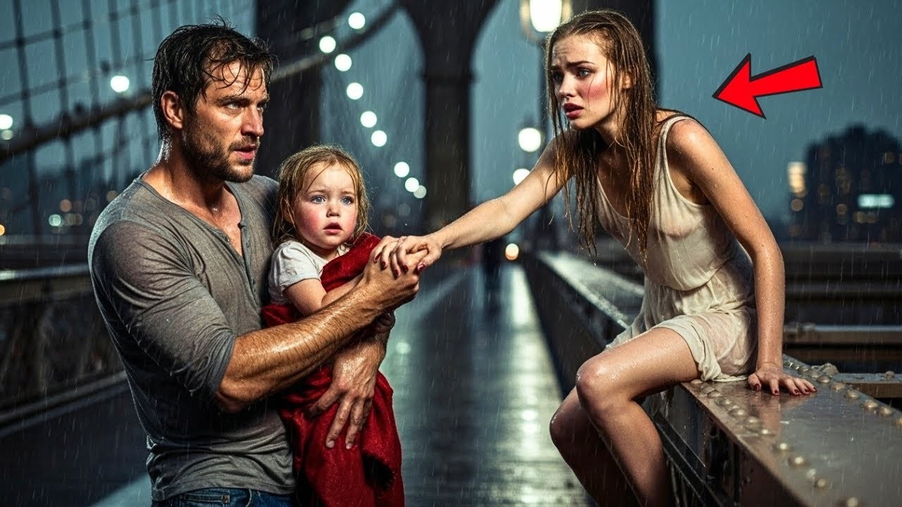 No Saltes  Dijo Un Padre Soltero En Apuros Mientras Apartaba A La Chica Del Puente  Ella Resultó