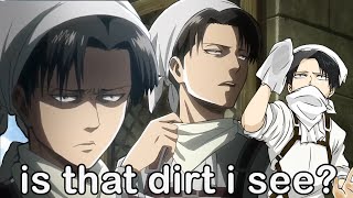 Levi being a clean freak moments Resimi