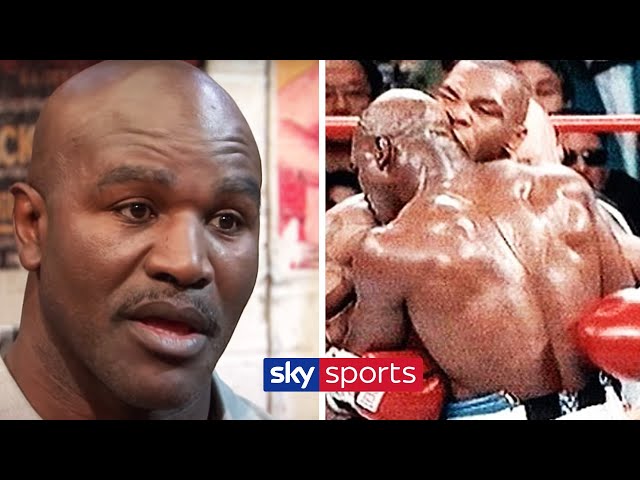 On this day 23 years ago Evander Holyfield defeated Mike Tyson via DQ in  their rematch after Tyson bit Holyfield's ear! Known as bite fight! -  iFunny Brazil