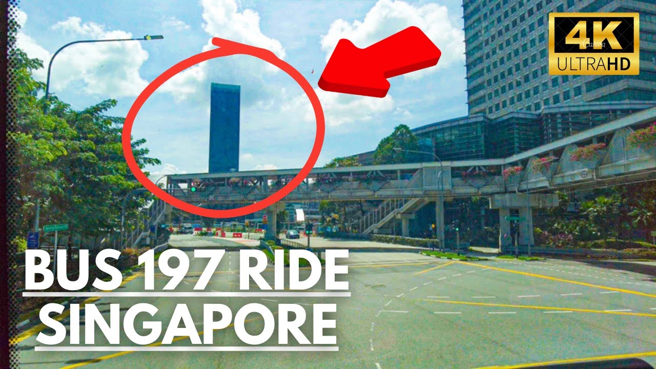 SBS Bus 197 Double Decker Bus Ride ~ Singapore Walking Tours [4K] - YouTube