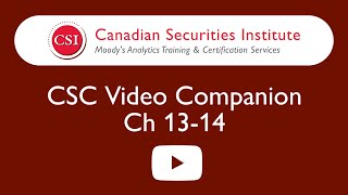 CSC Companion Vids Ch 13-14