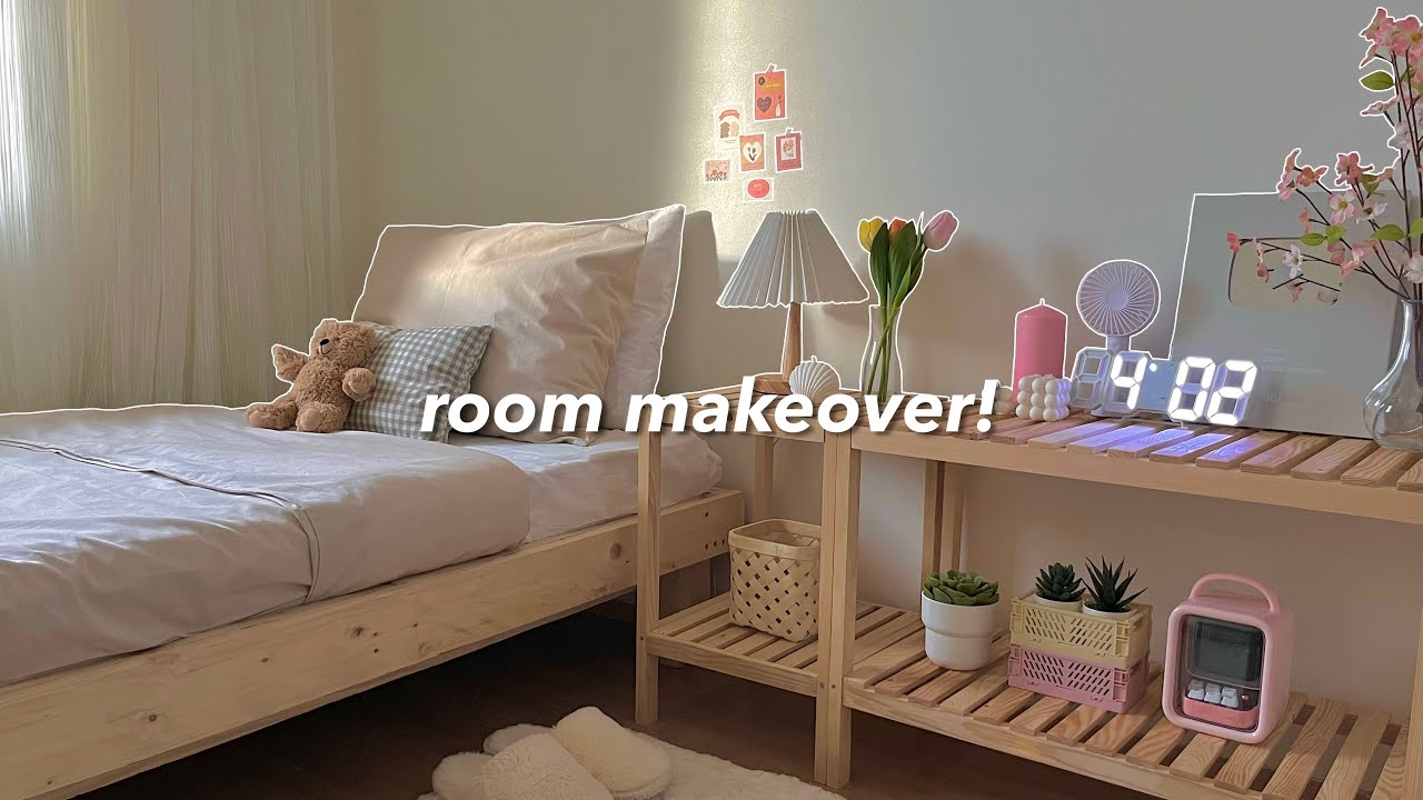 pinterst 2022 Update aesthetic and small room makeover 🧸🌷 | pinterest \u0026 korean style inspired!
