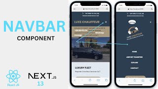 Project: Create a full Next JS 13 Website (Tailwind) - Build the Navbar component -  #4