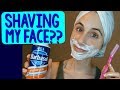 A dermatologist shaves her face for the 1st time 😊💄