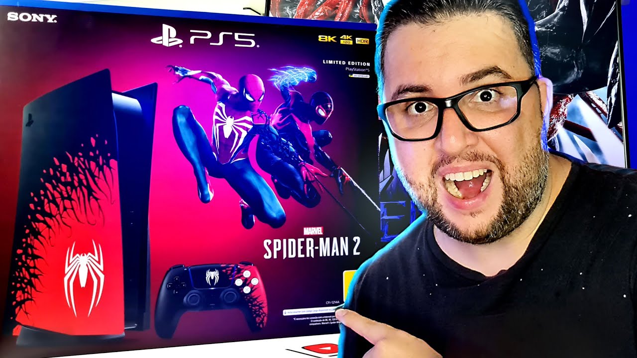 Playstation 5 Edição Limitada Spider-man 2 + Controle E Jogo