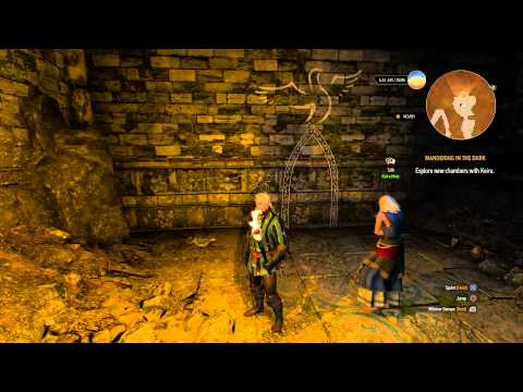 The Witcher 3: Wild Hunt - Wandering in the Dark: Activate  Symbol Door Portal Puzzle Sequence PS4