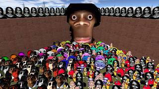 The Giant Monkey Nextbot Spawned Over My Arena… Everything Went Loud